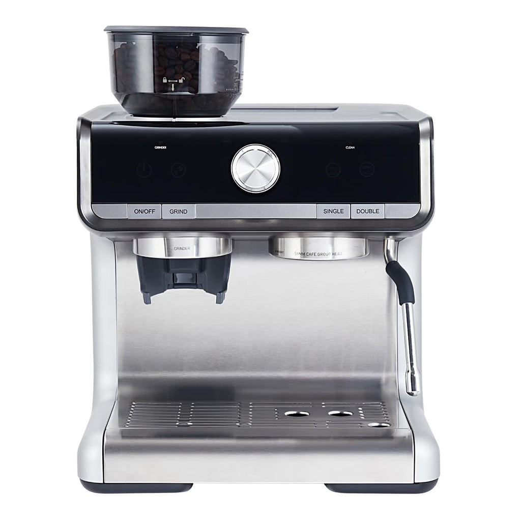 2024 New Espresso Machine with Grinder 20 Bar Pump, 2.8L Removable Water Tank Semi Automatic Coffee Maker with Grinder, Milk frother, Ideal for Small Families and Offices