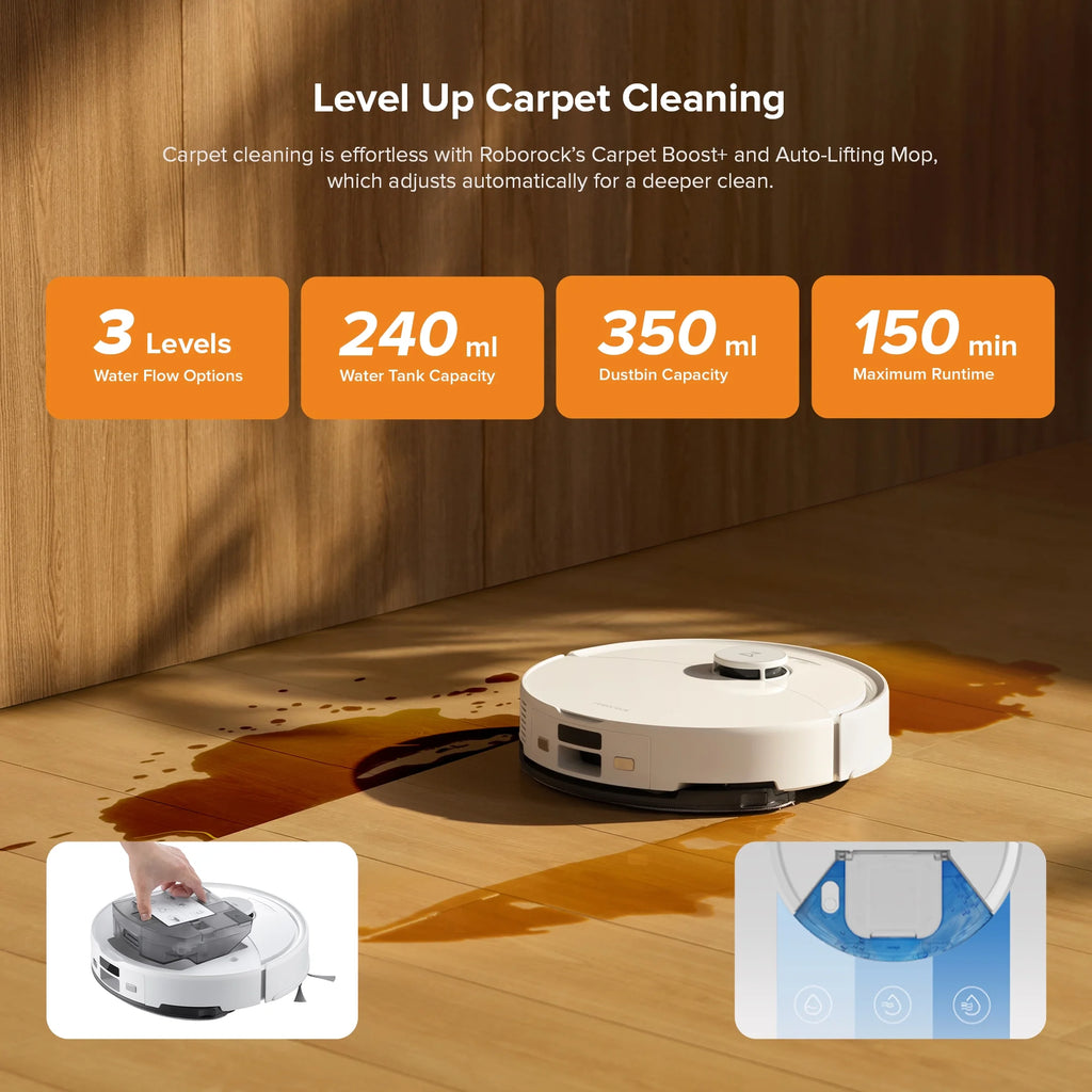 (Upgraded from Q5 Pro)Roborock Q10 X5 Robot Vacuum and Mop, Self-Emptying, Hands-Free Cleaning for up to 7 Weeks, 10,000Pa Suction, Obstacle Avoidance, LiDAR Navigation, No-Go Zones