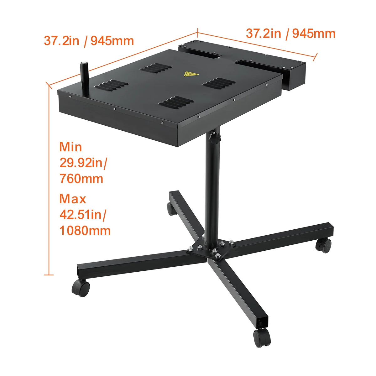 KFFKFF Pro Flash Dryer, 16x16 inch, Enhanced 1800W Flash Dryer for Screen Printing Equipment, Temperature Regulation 0-750�? Stand with Adjustable Height, 360° Swivel, Garment Drying Device