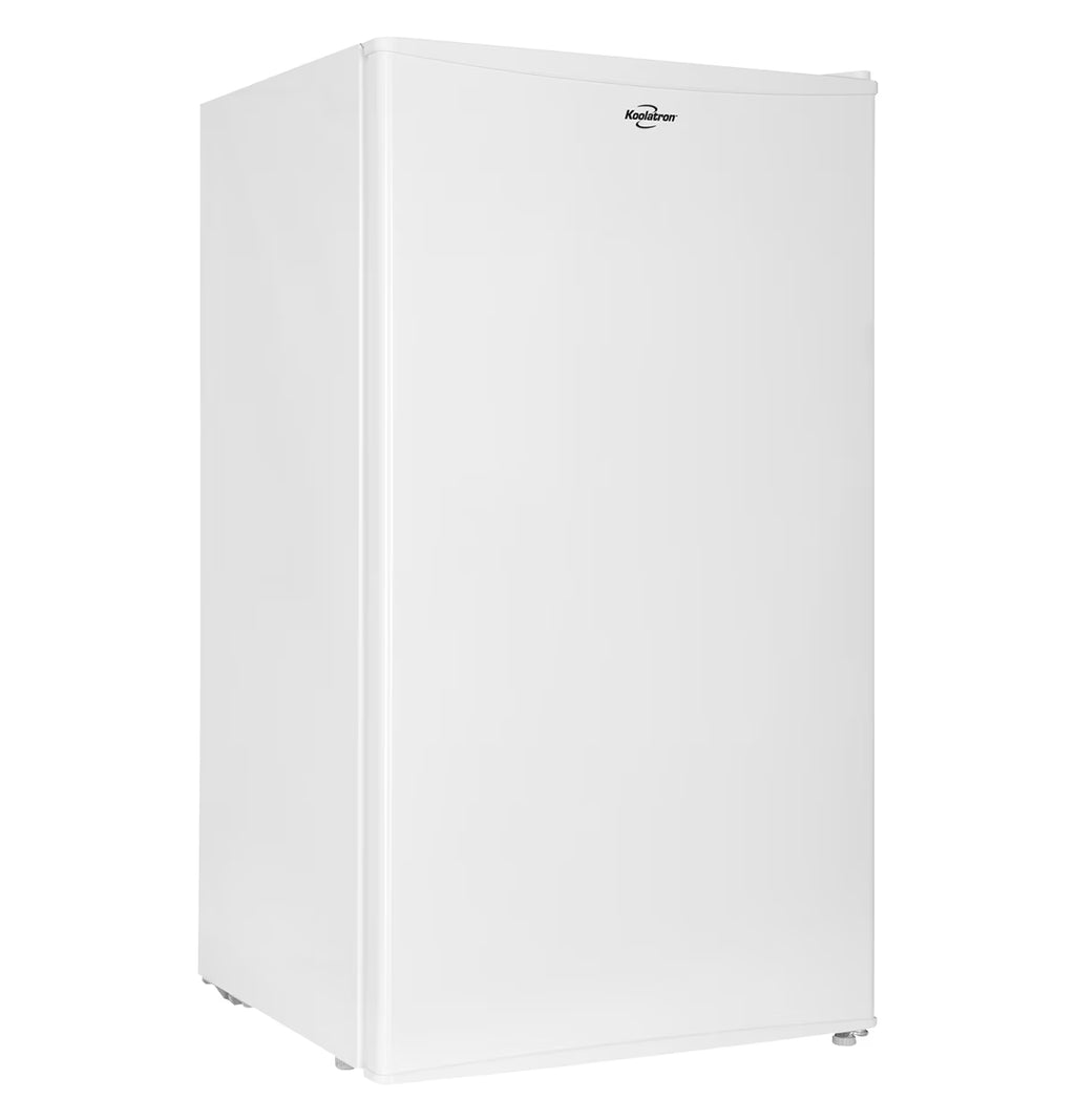 Koolatron Compact Fridge with Freezer, 3.2 Cu Ft, White