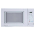 Open Box Magic Chef 0.9 Cubic Feet 900 Watt Stainless Microwave Oven, White