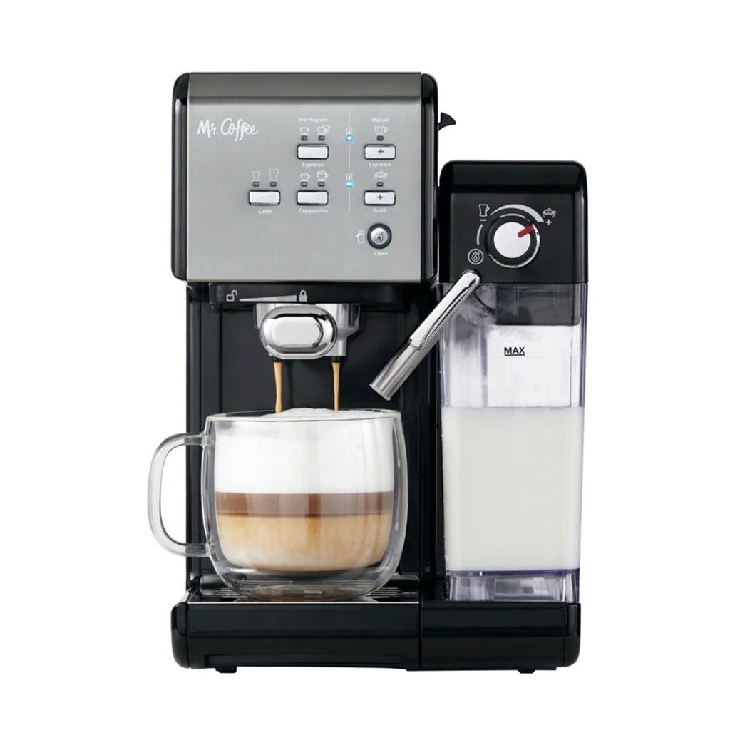 Mr. Coffee BVMC-EM7000DS 1 Touch 19 Bar Pump Programmable Espresso Maker Machine