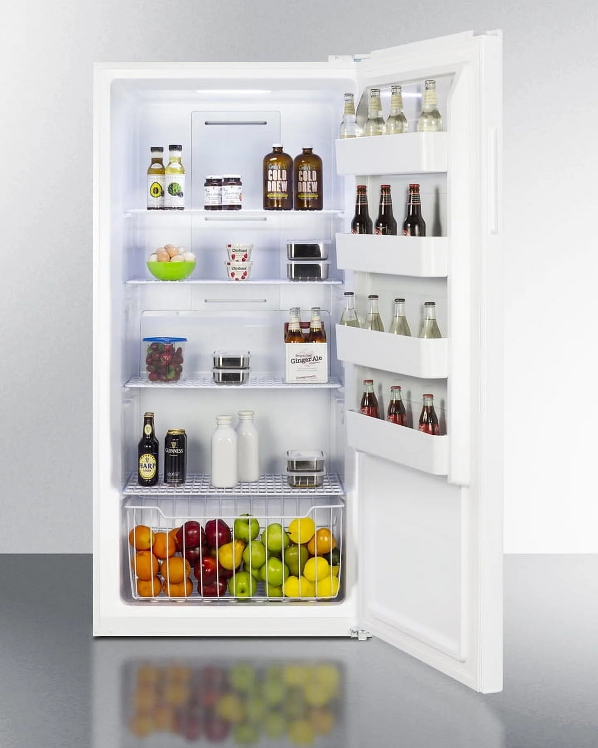 Summit Appliance UF22W 33 in. Convertible All-Freezer - Refrigerator