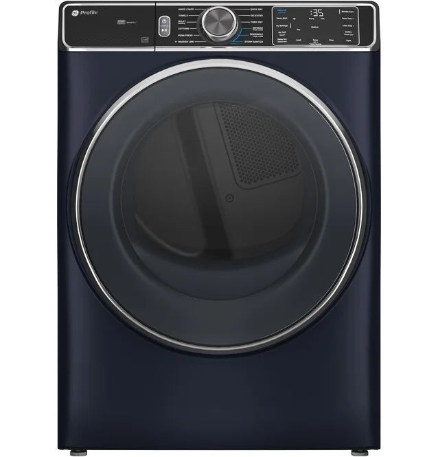 Ge Profile Pfd87gs 28" Wide 7.8 Cu. Ft. Energy Star Certified Gas Dryer - Blue