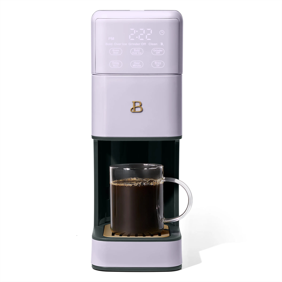 Beautiful Perfect Grind�?Programmable Single Serve Coffee Maker, White Icing by Drew Barrymore
