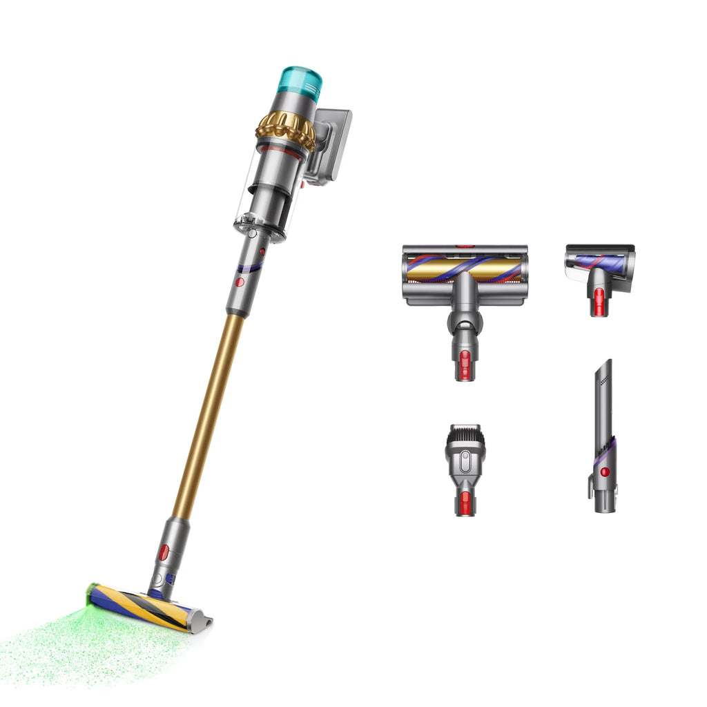 Restored Premium Dyson V15 Detect Absolute Vacuum | Iron/Gold (Refurbished)