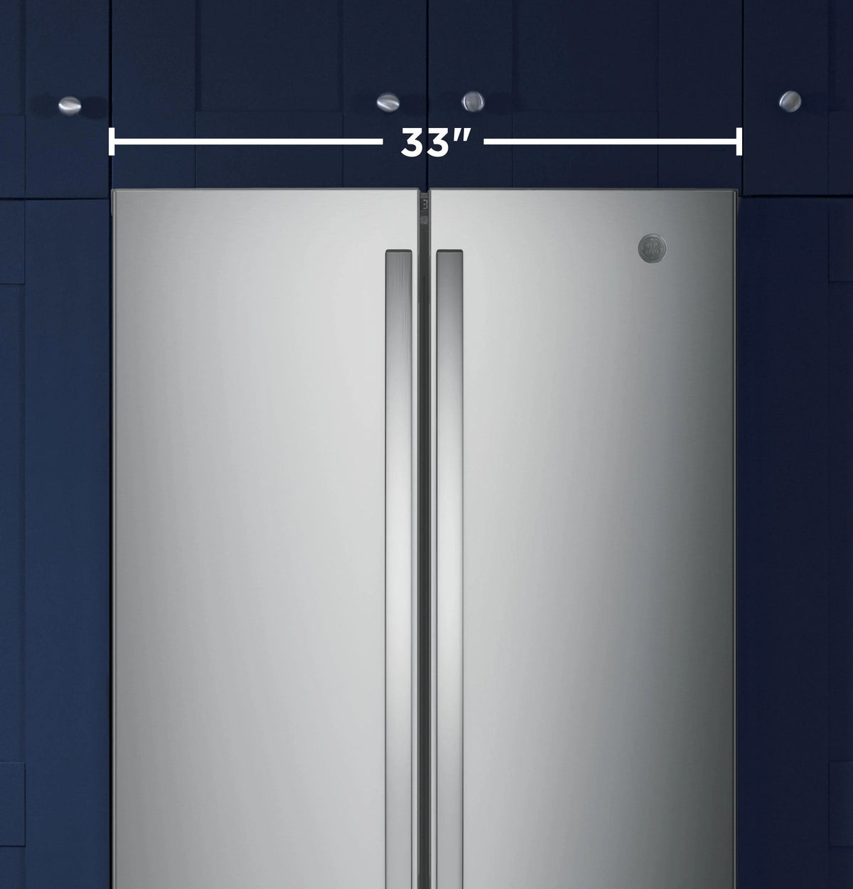 GE Appliances Freestanding Refrigerator, Silver