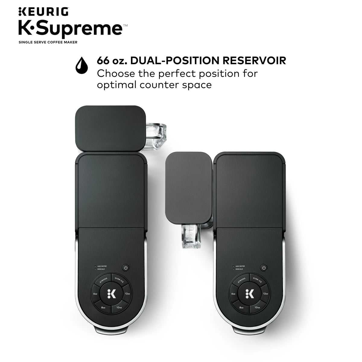 Keurig K-Supreme Black Single-Serve K-Cup Pod Coffee Maker