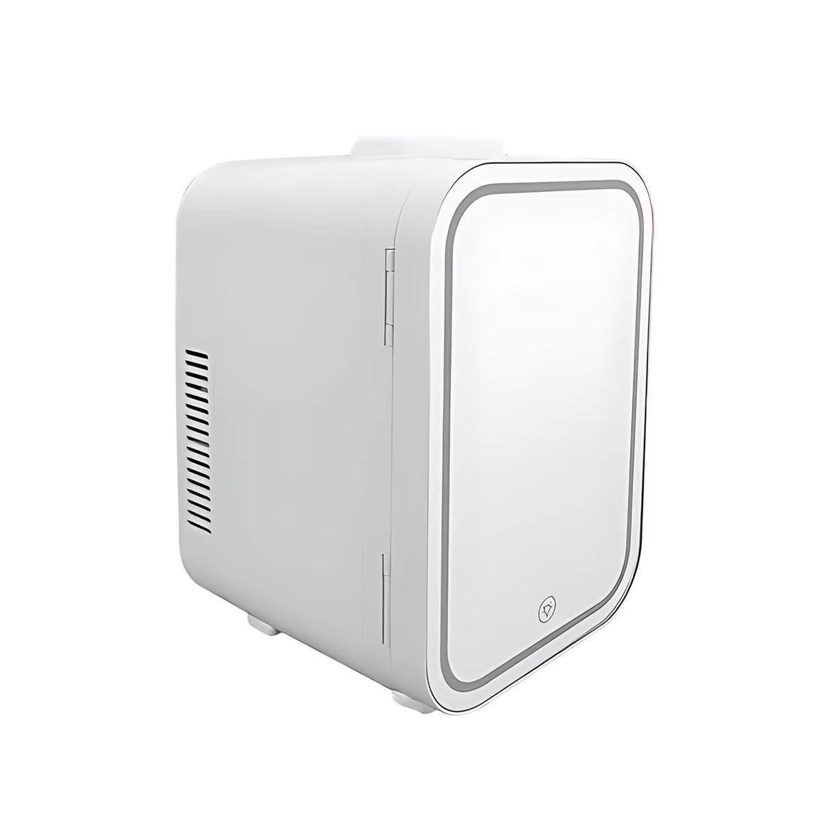 tzyudk White Mini Refrigerator 4L Quiet Heating Freezing Portable Compact Fridge For Home Car Student Dormitory Us Plug 110V Affordable Useful Plastic