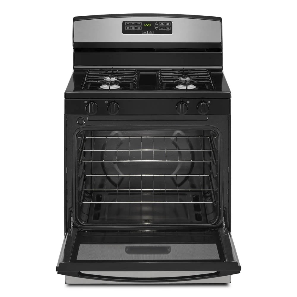 Brand New Amana? AGR6303MMS: 30-inch Gas Range in Stainless Steel.