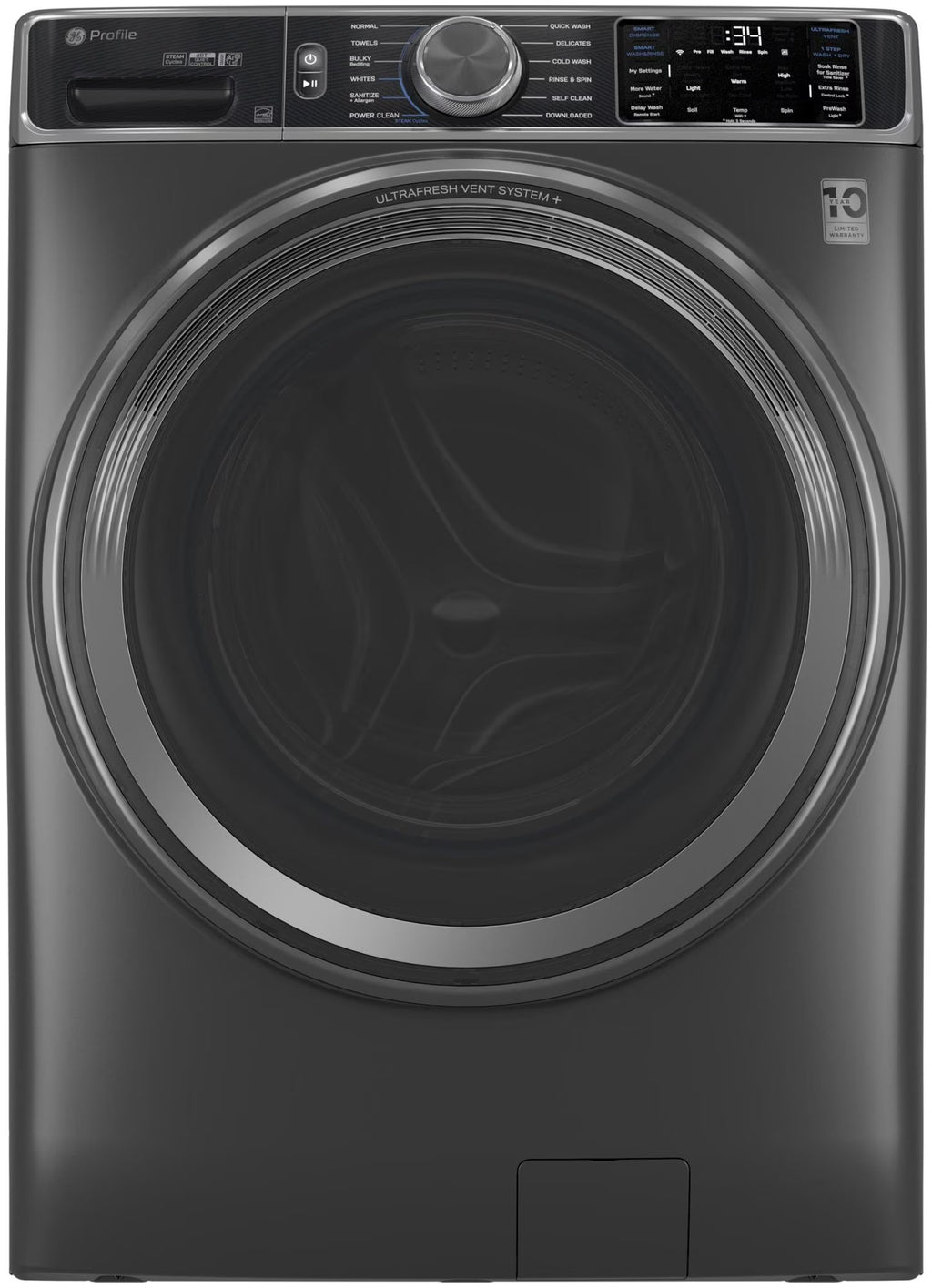 GE Profile PFW955SPWDS 28 Inch Smart Front Load Washer with 5.50 cu ft Capacity