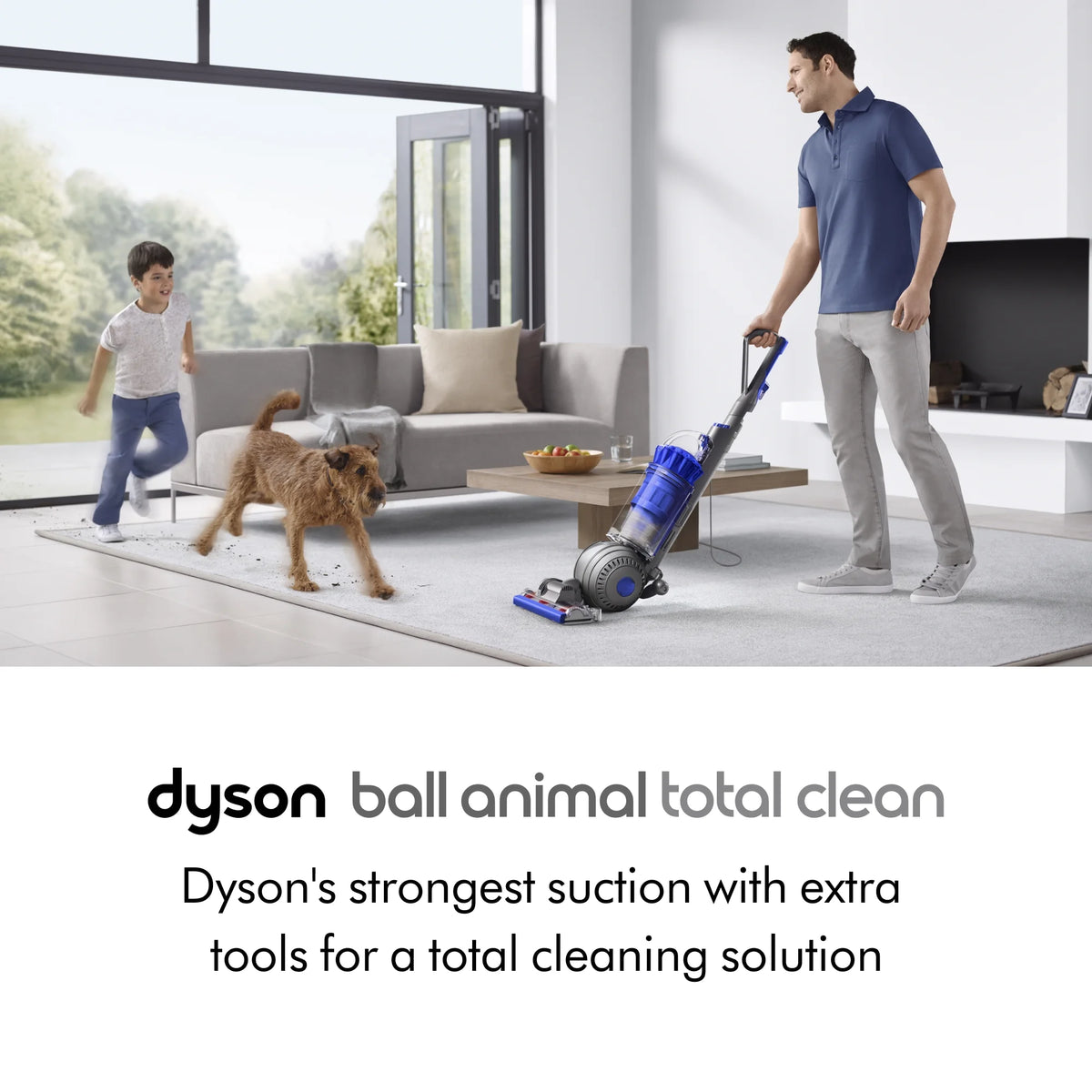 Dyson Ball Animal Total Clean Upright Vacuum | Iron/Blue | New