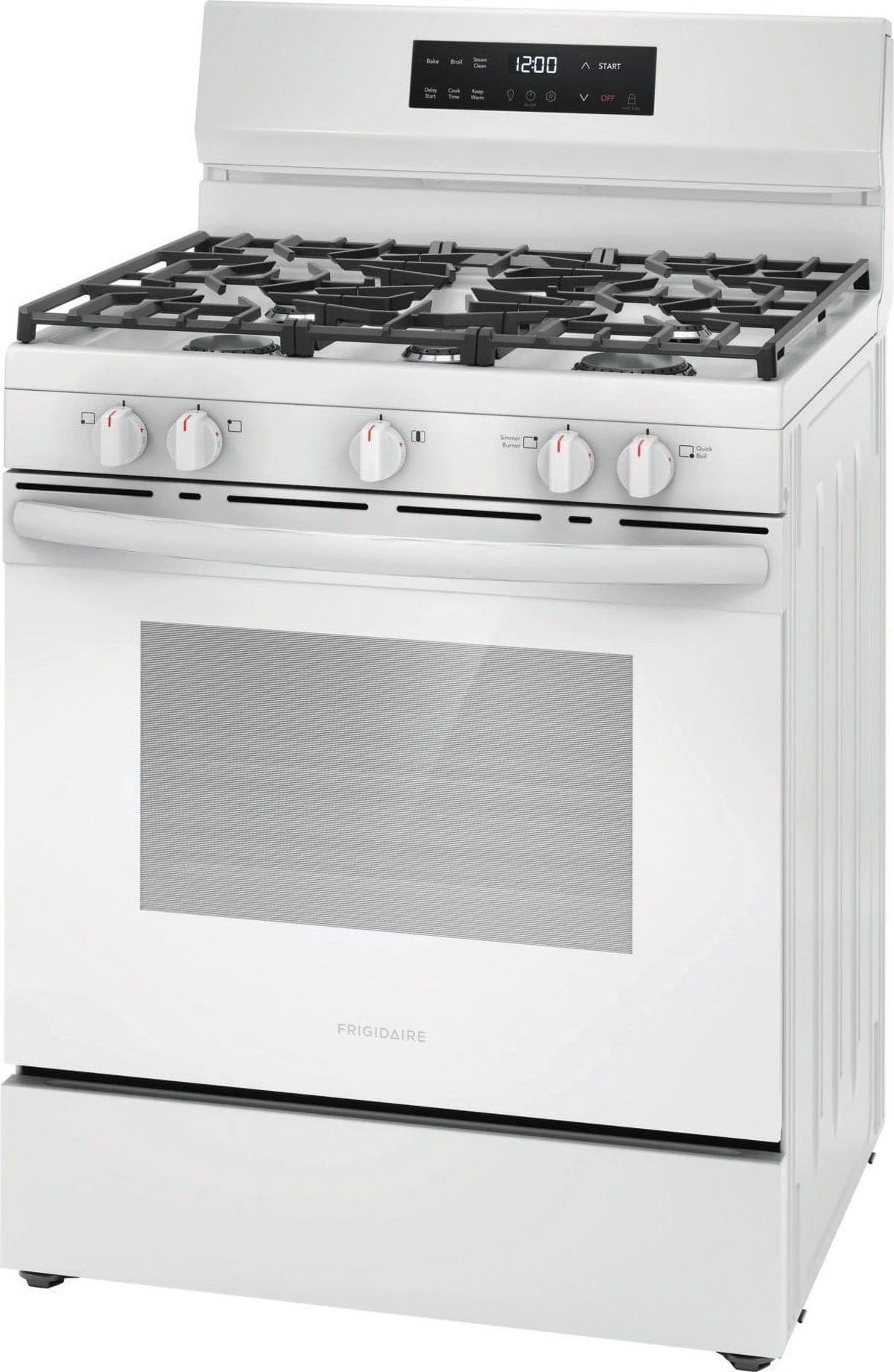 Frigidaire FCRG3062AS 30" Gas Range with Steam Clean, Stainless Steel