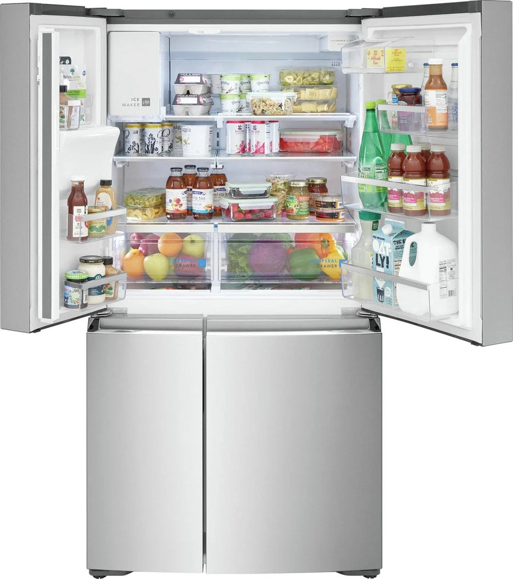 Frigidaire GRQC2255BF 36" 22 Cu. Ft 4 Door Refrigerator, Stainless Steel