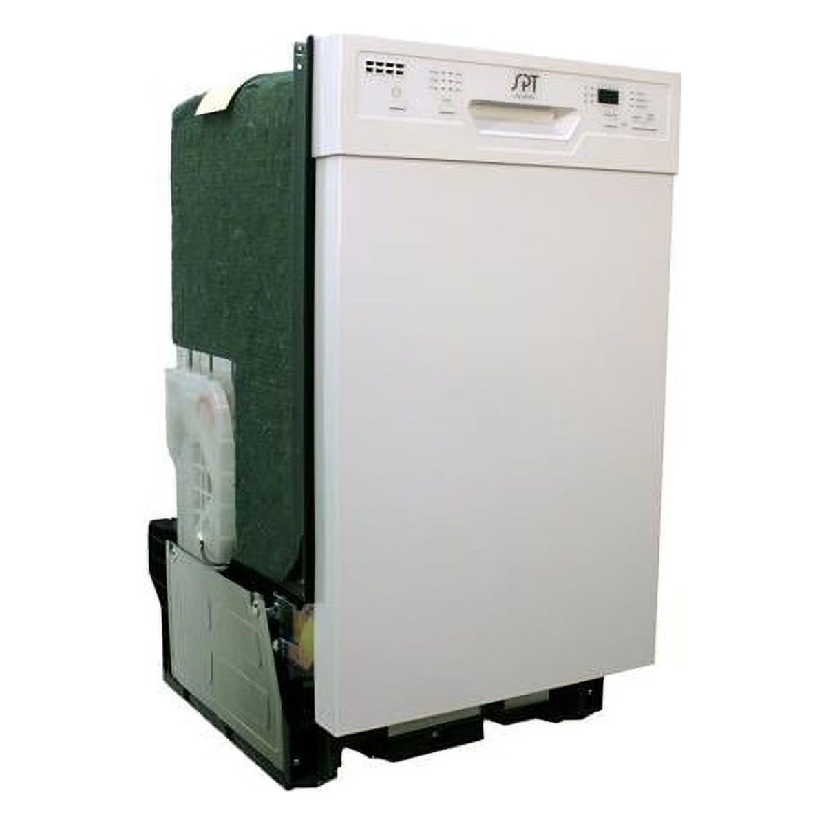 Sunpentown 18 in. Energy Star Built-In Dishwasher with Heated Drying, White