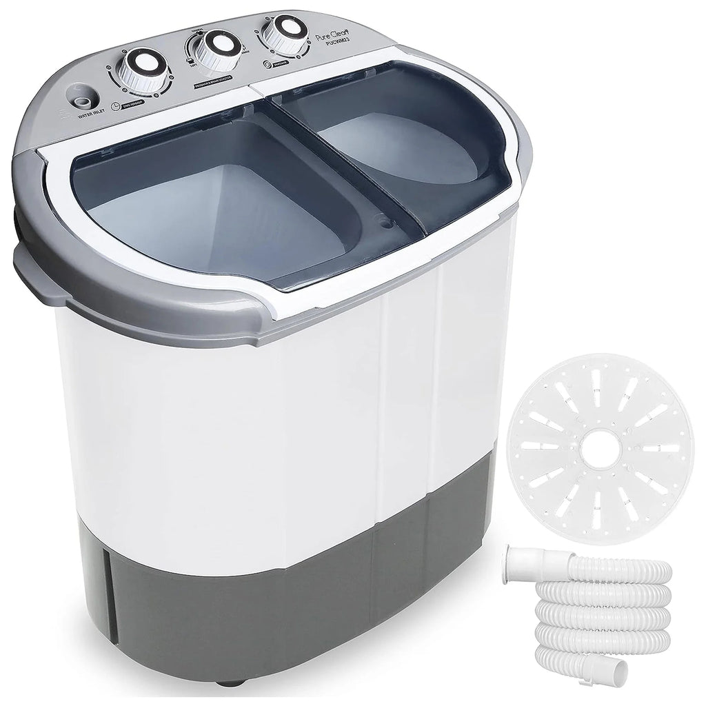 Open Box Pyle Pure Clean 110 Volt 2 in 1 Compact and Portable Washer and Dryer