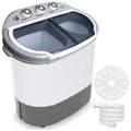 Open Box Pyle Pure Clean 110 Volt 2 in 1 Compact and Portable Washer and Dryer