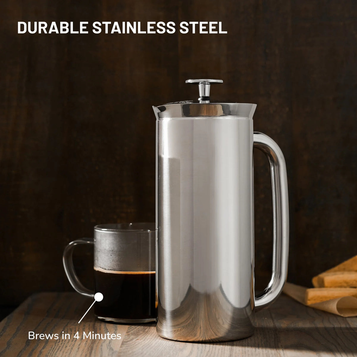 ESPRO P7 18-Oz. French Press Coffee Maker, Black