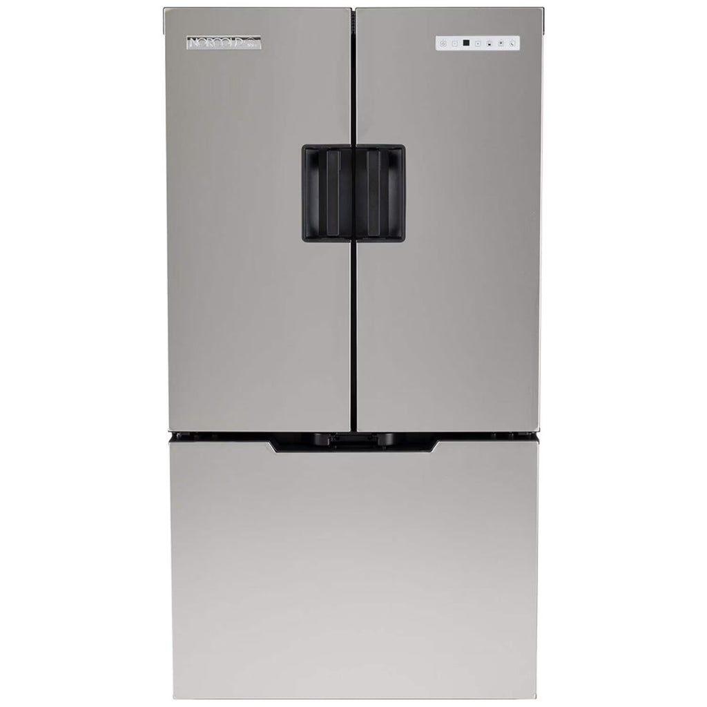 NORCOLD INC N20DCSS Polar Elite N20DC Stainless Steel DC Compressor RV Refrigerator with French Doors - 20 cu. ft.