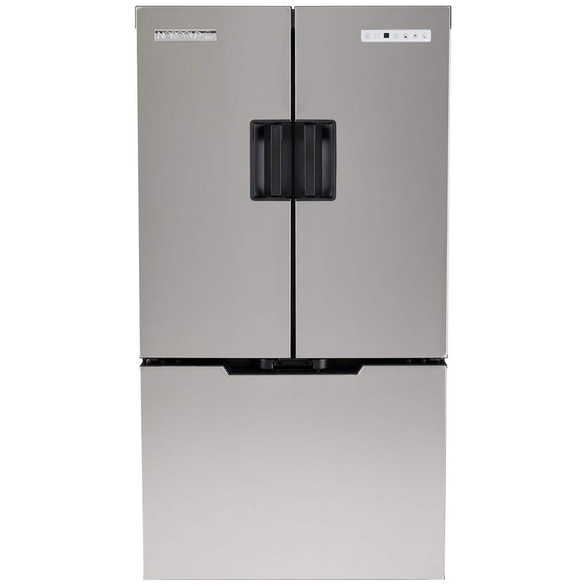NORCOLD INC N20DCSS Polar Elite N20DC Stainless Steel DC Compressor RV Refrigerator with French Doors - 20 cu. ft.