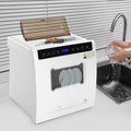Compact Dishwasher, 18.11in Width with 4-6 Place Settings, 5 Wash Modes and Disinfection Function, Ideal for Apartments and RVs