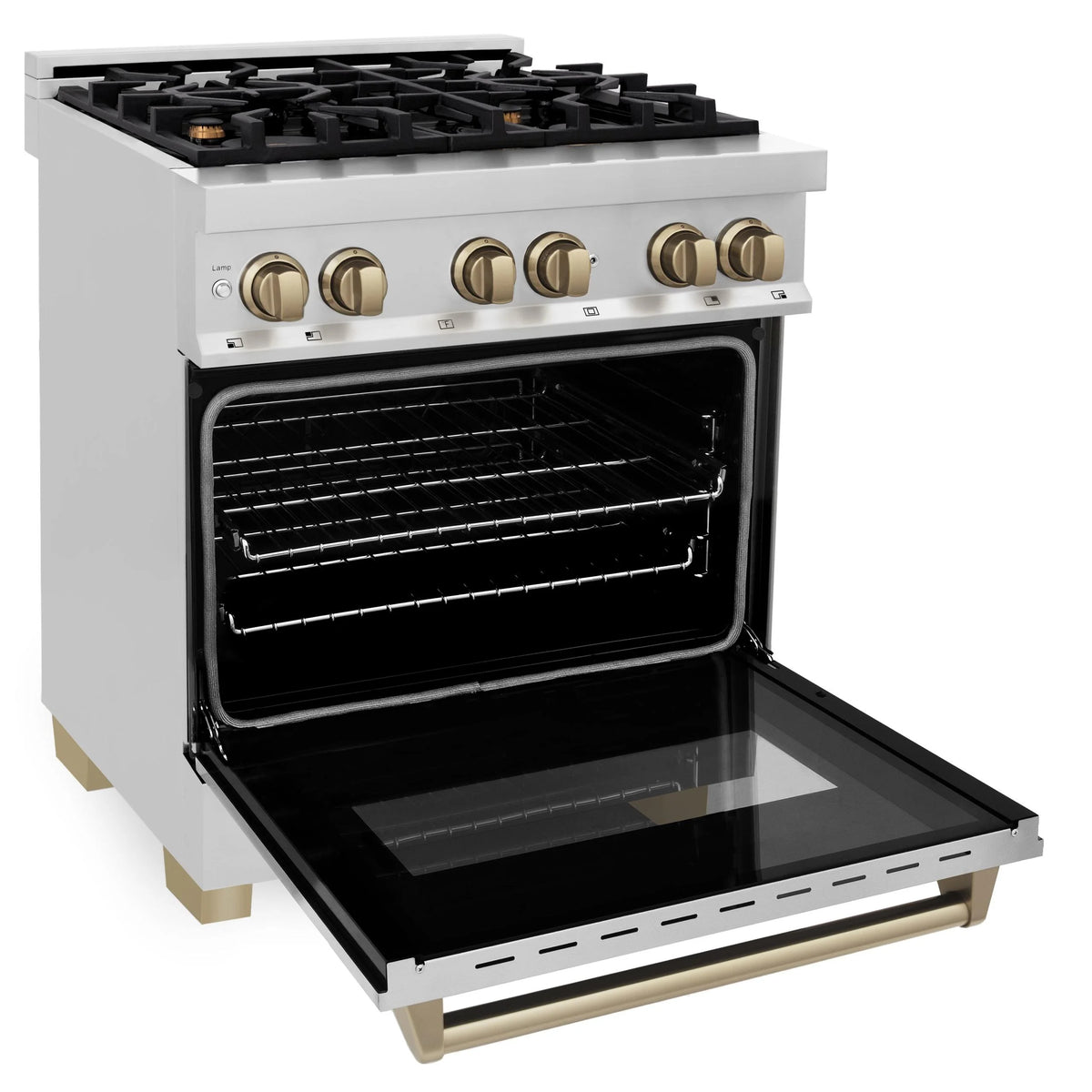 ZLINE KITCHEN AND BATH RAZ30CB professional gas range