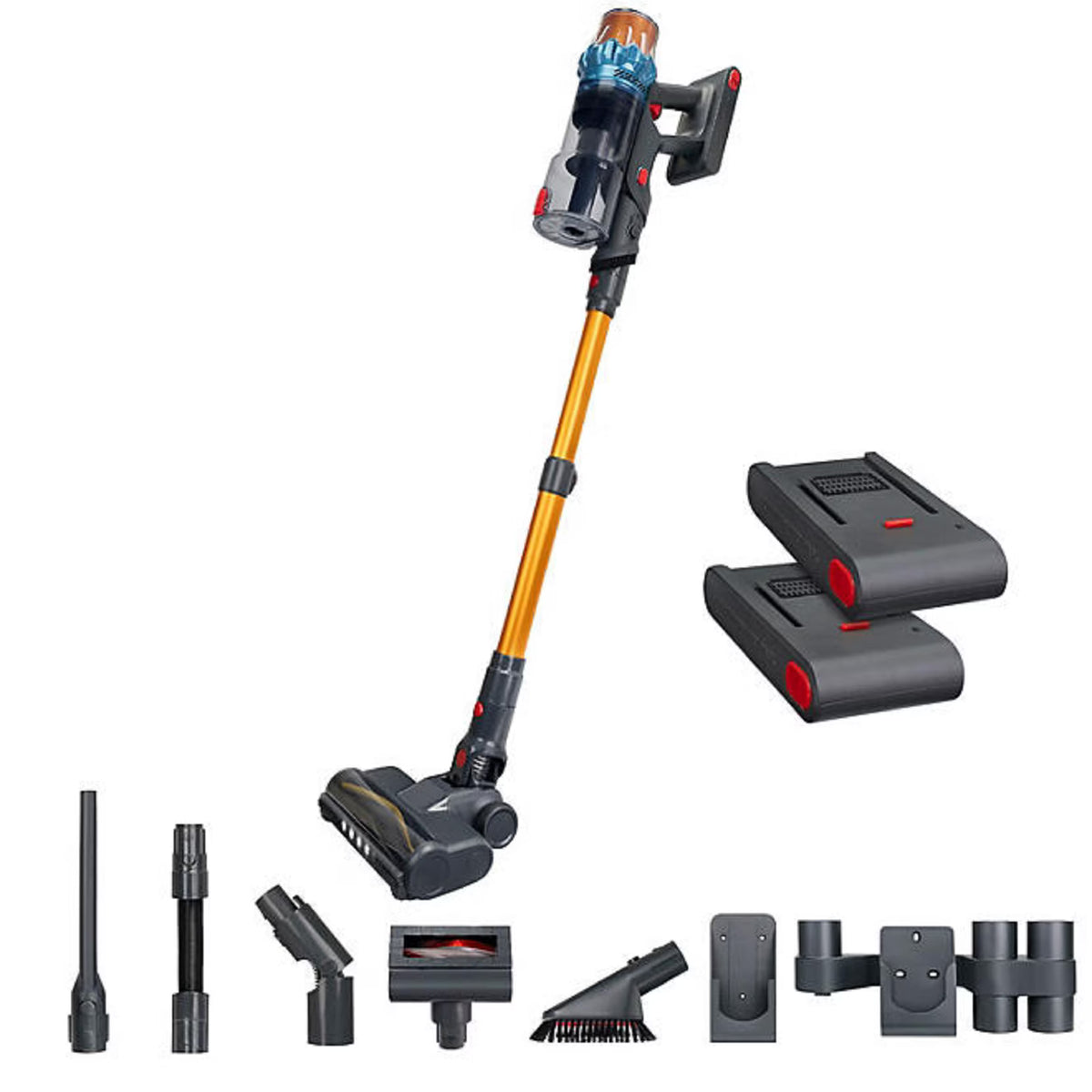ePro Select EV2911RT Cordless Stick Vacuum with 2 Batteries, 6 Tools