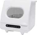 Portable Mini Countertop Dishwasher 1200W Compact Dishwasher, 5 Wash ProgramsPortable Dishwasher for Apartments, Dormitories and RVs