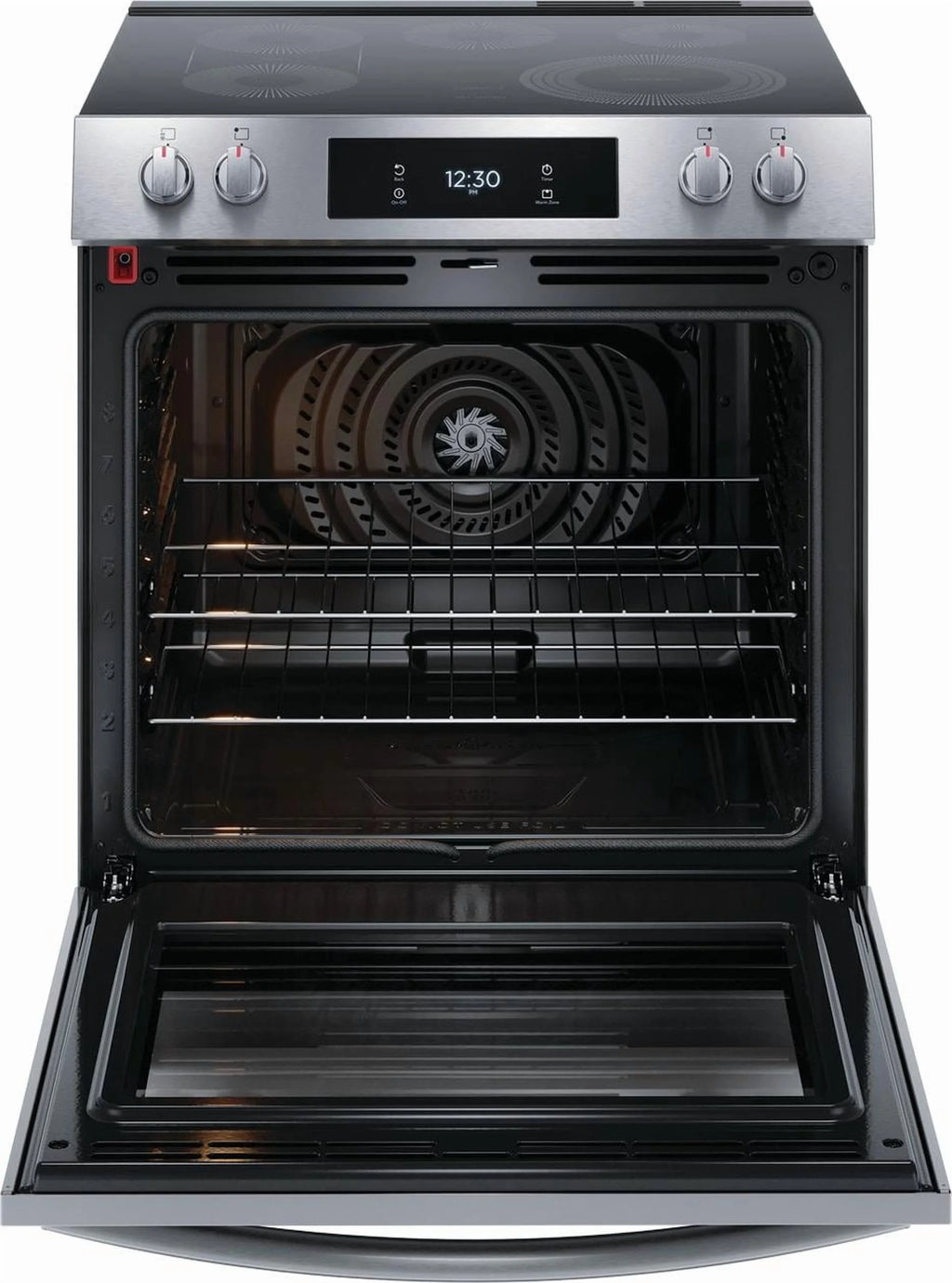 Frigidaire Gallery GCFE3060BF 30" Front Control Electric Range with Total Convection, Stainless Steel