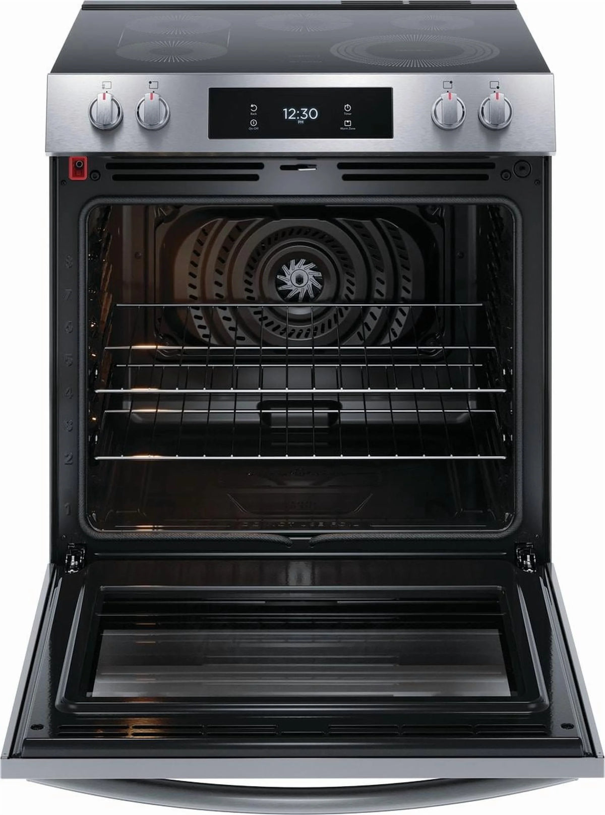 Frigidaire Gallery GCFE3060BF 30" Front Control Electric Range with Total Convection, Stainless Steel