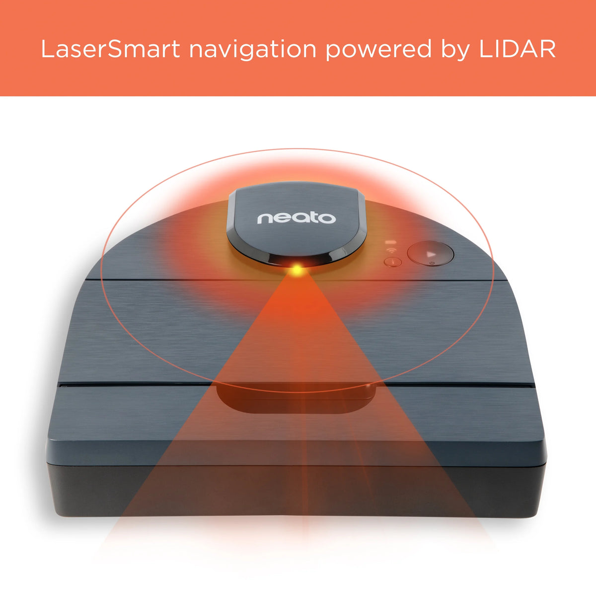 Open Box Neato D8 Intelligent Robot Vacuum Wi-Fi Connected with LIDAR Navigation in Indigo