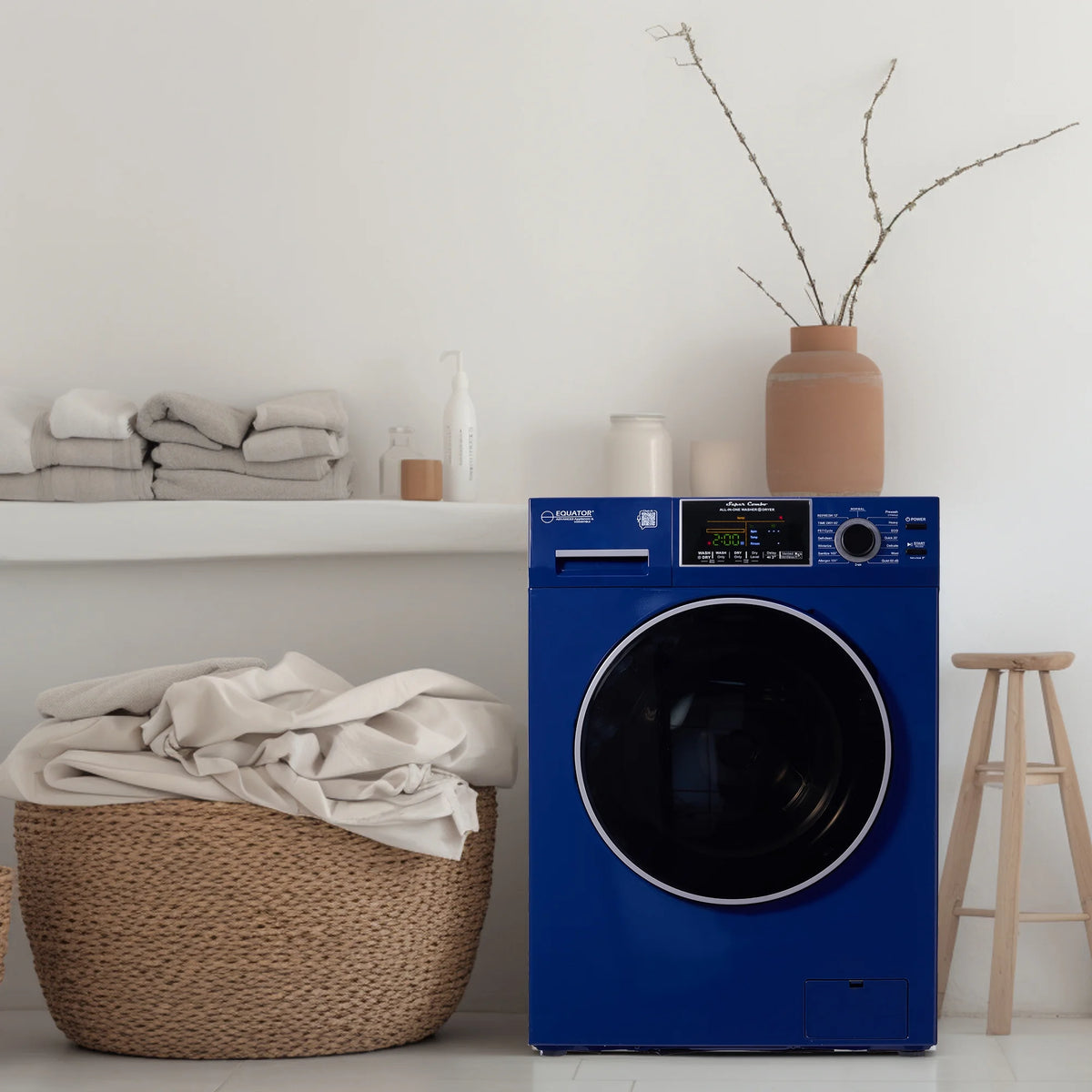 Equator 18 lbs White Combo Washer Dryer Version 3 with Sanitize Allergen Winterize