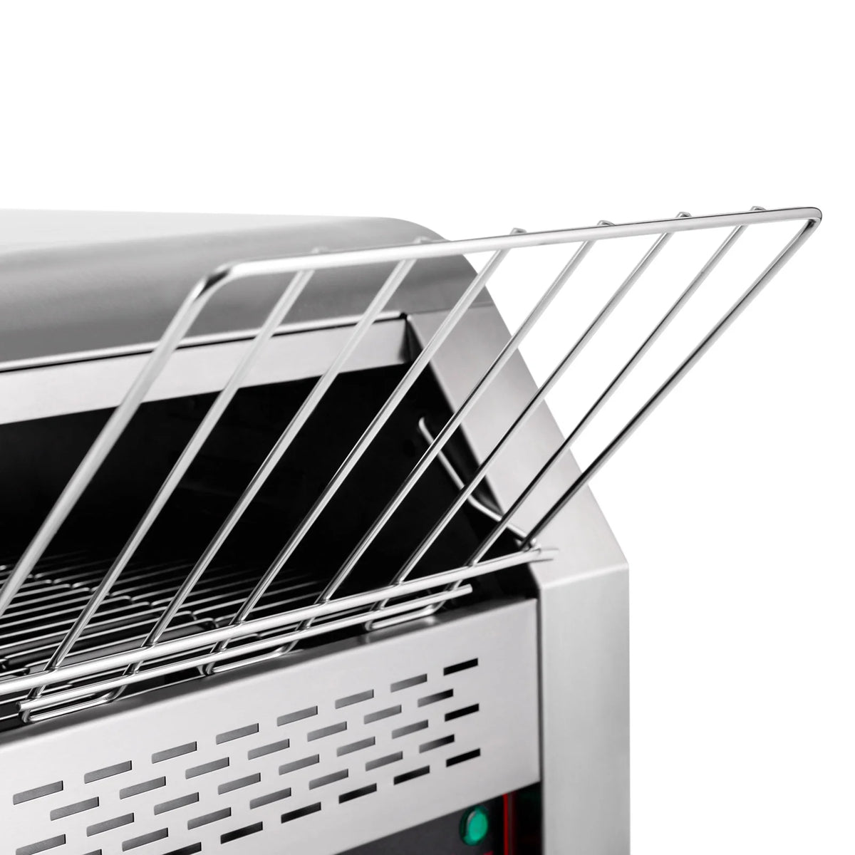 Miumaeov 300 Slices/Hour Commercial Conveyor Toaster, 2200W Stainless Steel Heavy-Duty Industrial Toasters with Double Heating Tubes, Countertop Electric Restaurant Equipment