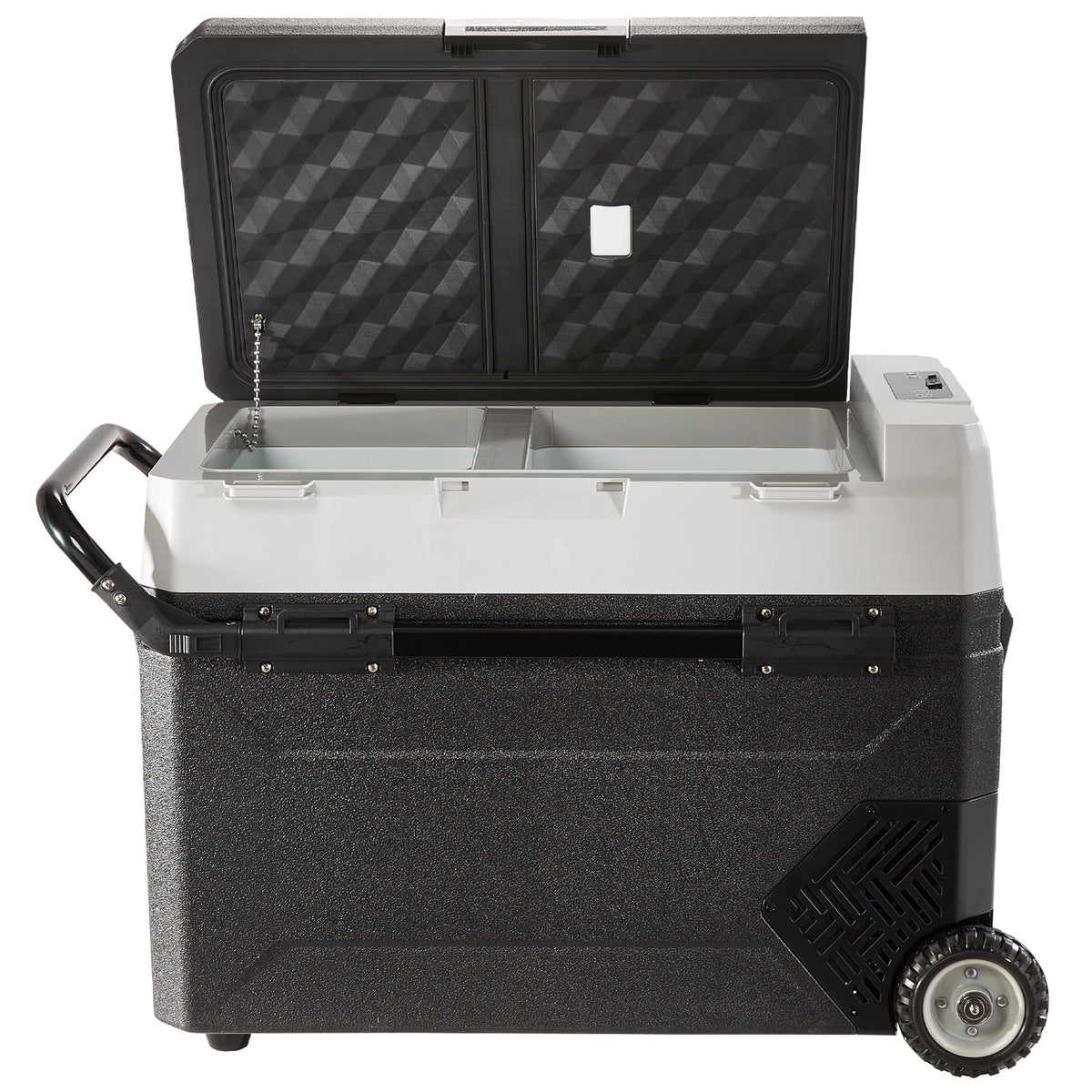 VEVOR Car Refrigerator 48Qt, Dual Zone Car Fridge Freezer12/24V DC & 110-240V AC Electric Compressor Cooler for Truck Vehicle RV