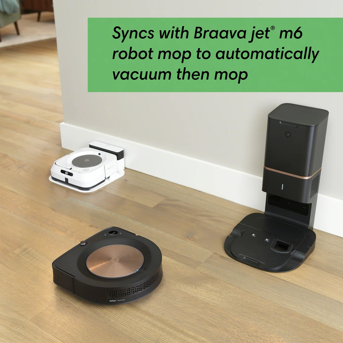 iRobot Roomba s9+ (9550) Lithium Ion Self-Emptying Robot Vacuum - Wi-Fi Connected