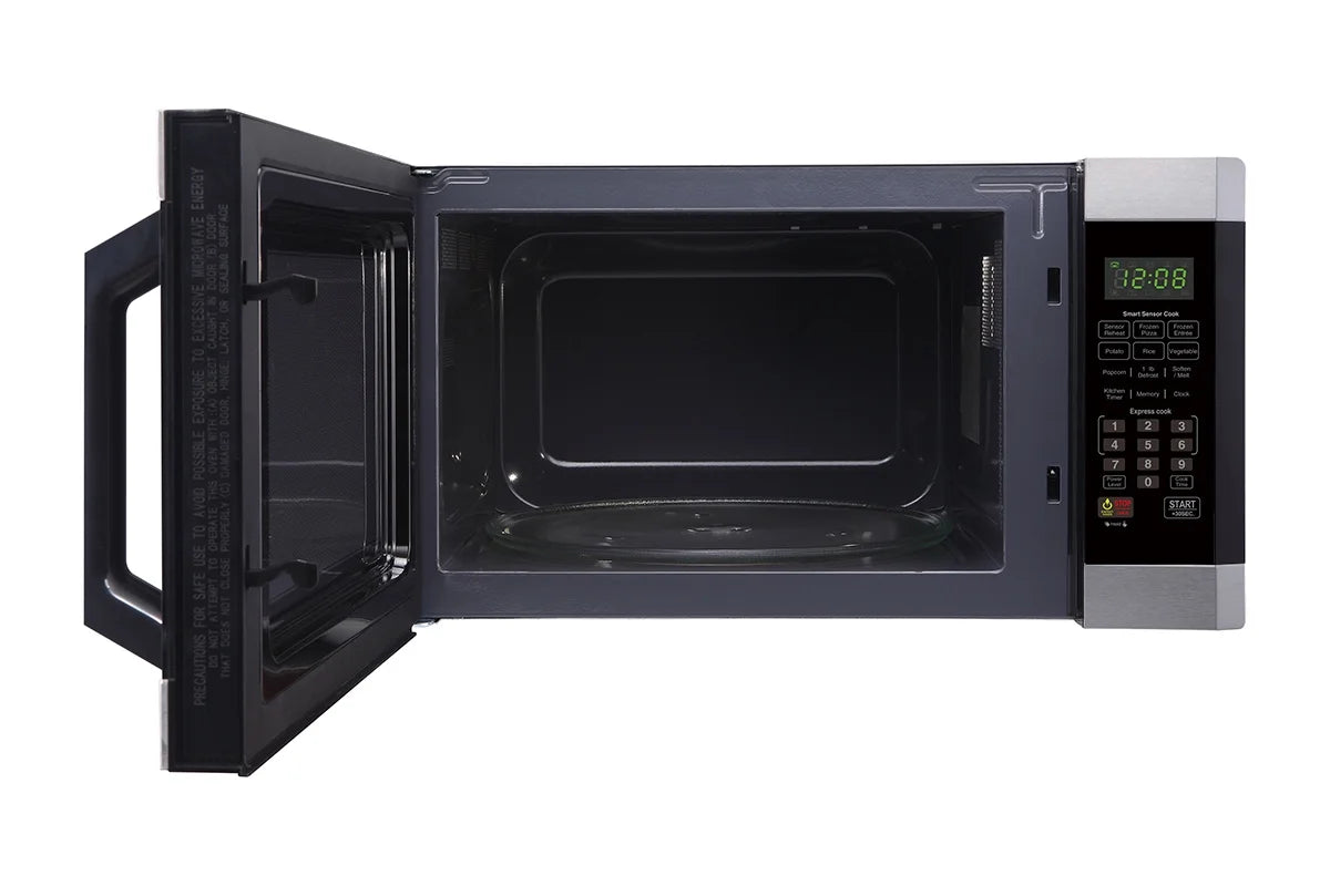 Farberware Smart Sensor Countertop Microwave Oven with LED Lighting & Child Lock, 1.3 Cu Ft