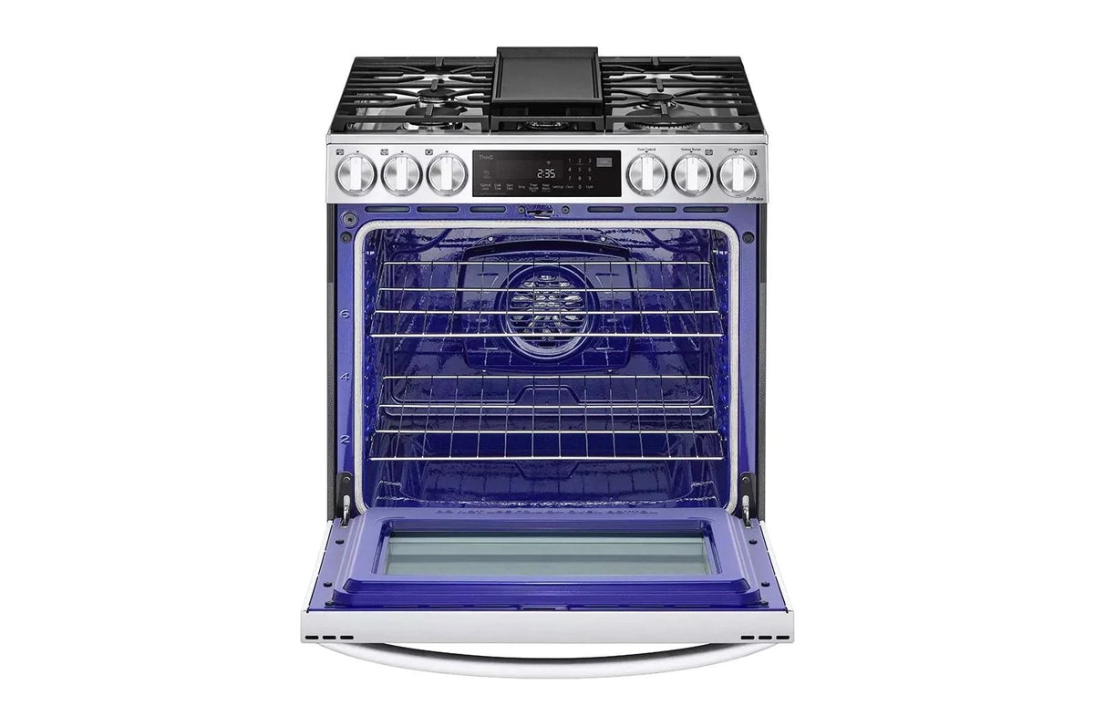 LG LSDL6336F 6.3 Cu Ft. Stainless Steel Slide-In Smart Dual Fuel Range