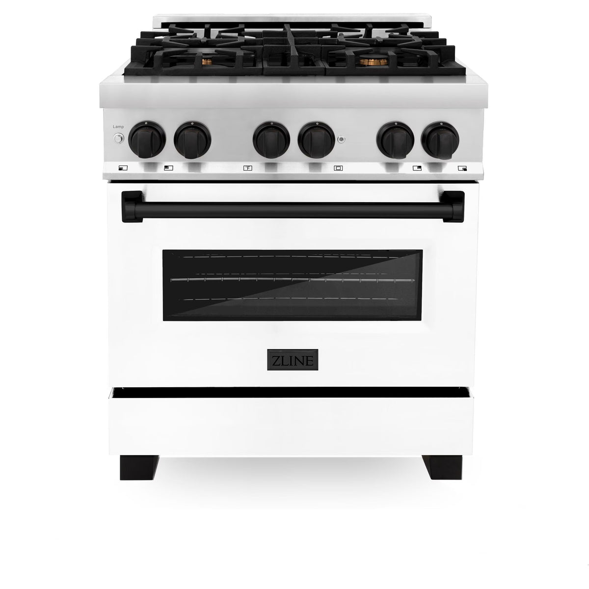 ZLINE KITCHEN AND BATH RAZ30CB professional gas range