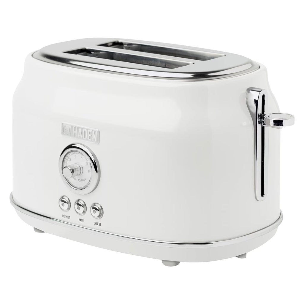Haden Dorset 2 Slice Wide Slot Stainless Steel Toaster, Cedar Green/Chrome