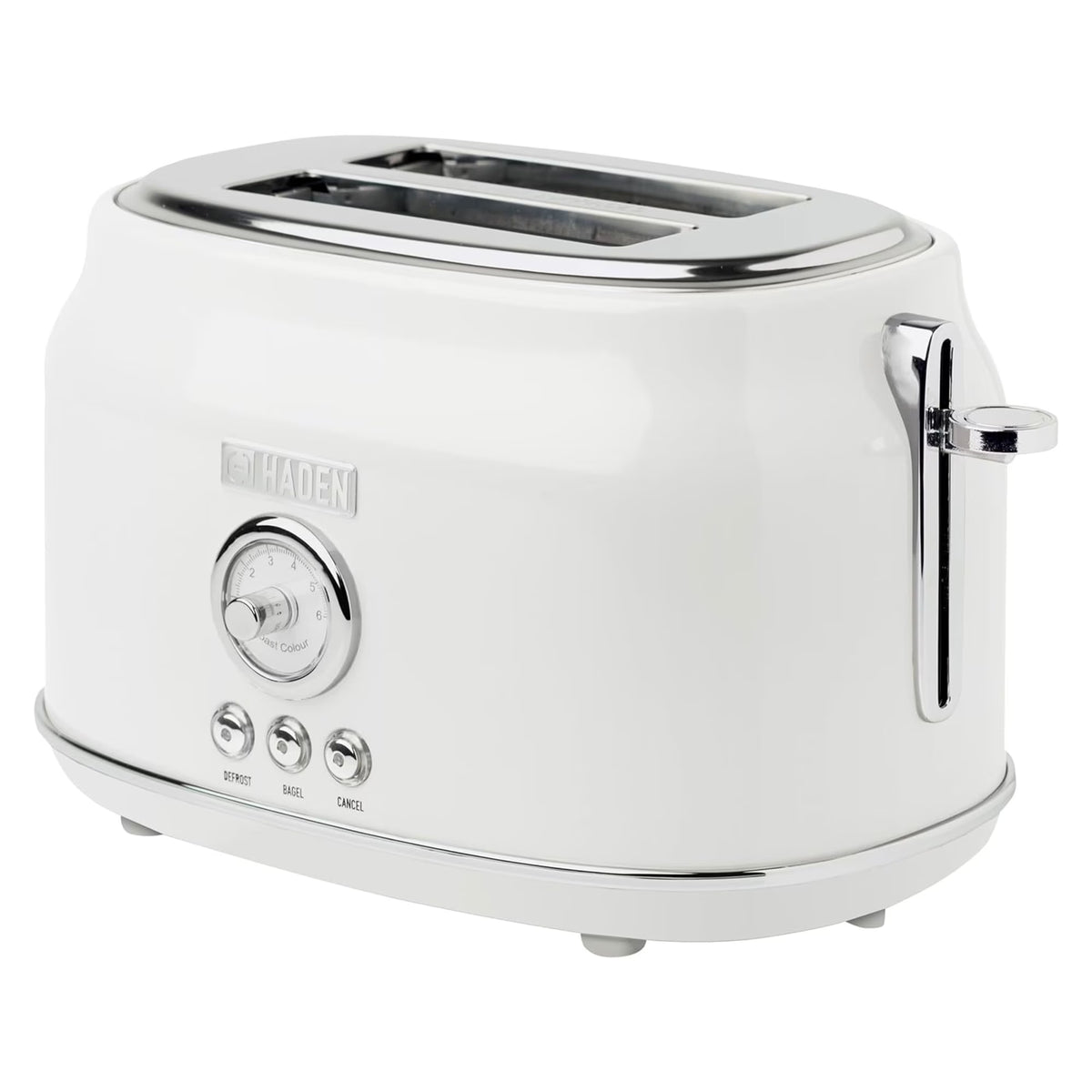 Haden Dorset 2 Slice Wide Slot Stainless Steel Toaster, Cedar Green/Chrome