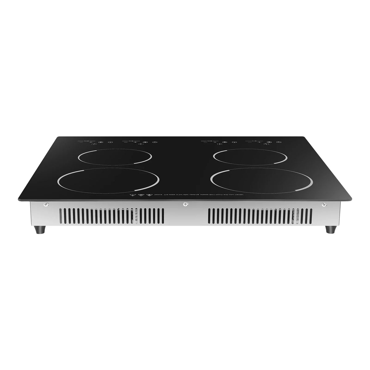Peakora Electric Cooktop, Built-in Cooktop 3000W, Electric Stove Top with 4 Electric Burners, 9 Heating Level, Kid Safety Lock, Sensor Touch Control, 110V
