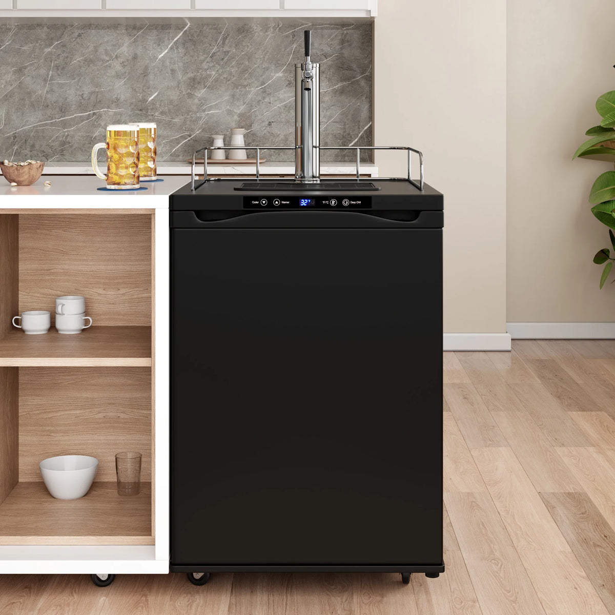 Edgestar Kc3000 24" Wide Kegerator - Black