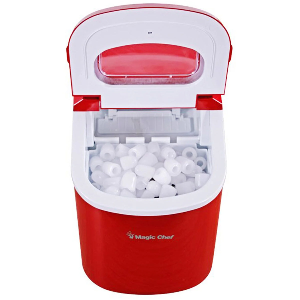 Magic Chef 27 lb. Capacity Portable Countertop Ice Maker, Black (Bullet Ice)