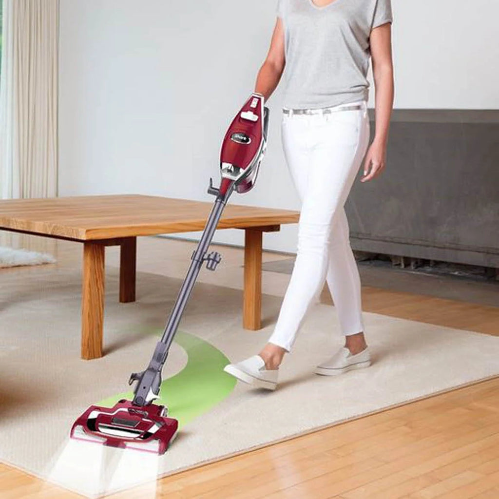 Shark Rocket Pro Corded Stick Vacuum, Removable Hand Vacuum, Hardwood Floors and Carpet, Advanced Swivel Steering, Pet-Friendly, XL Capacity, Ultra-Lightweight, HV370 Comet Red