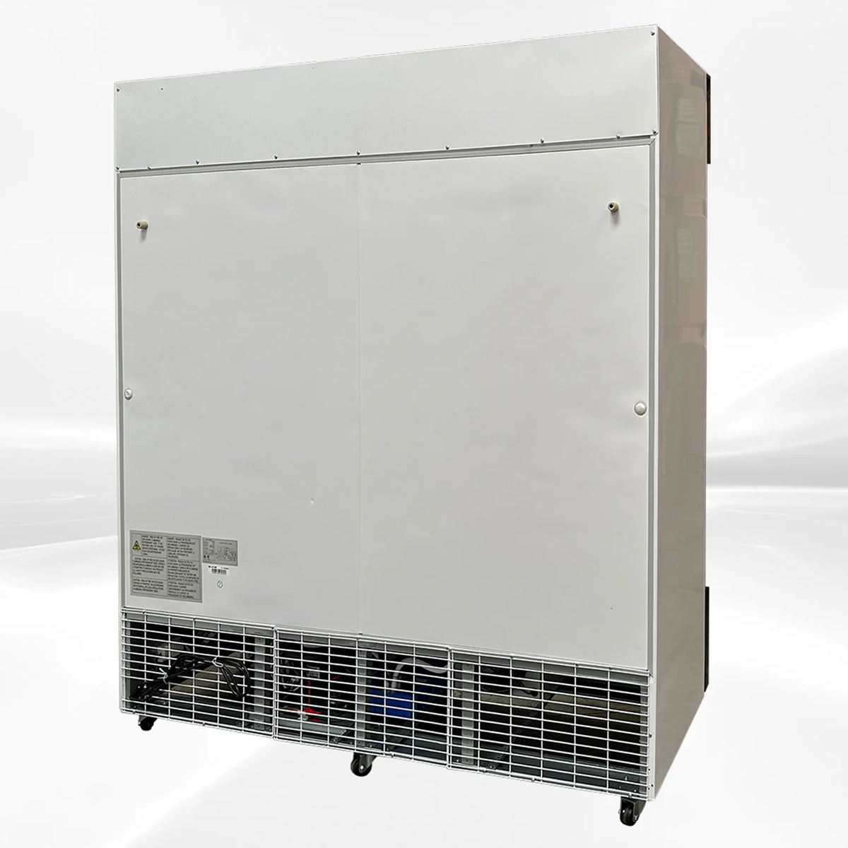 Commercial Merchandiser Refrigerator, 3 Glass Door, Beverage Cooler, 74" x 26" x 82", 62.5 Cu. Ft., NSF Certified