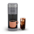 Restored Keurig KSK901AGY K-Slim + ICED Single Serve Coffee Maker, Hot & Cold Brewing, 3 Brew Sizes, 46oz Removable Reservoir, Gray (Refurbished)
