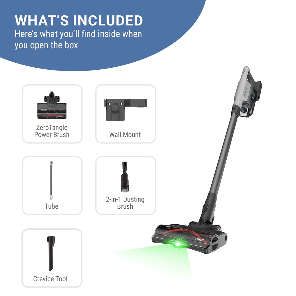 Tineco GO Pet Pro Cordless Stick Vacuum with ZeroTangle Brush Technology (GO503)