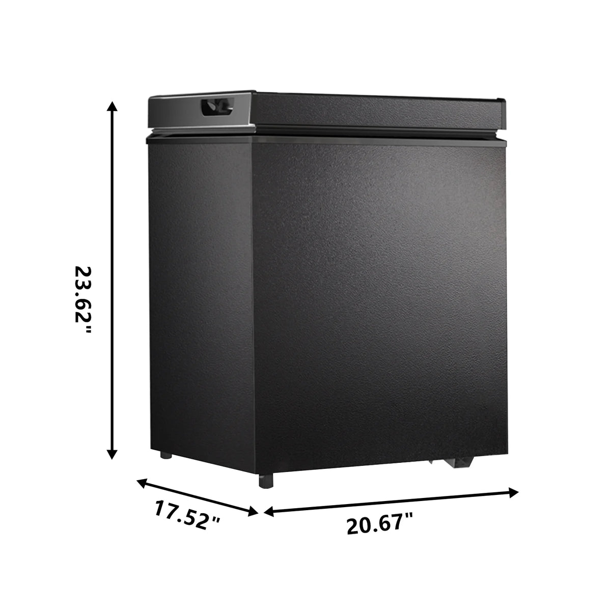KNDKO 1.8cu.ft. Chest Freezer with Adjustable Temperature, Free Standing Top Open Door Compact Freezer with Removable Basket for Kitchen/Home/Bar/Garage/Office
