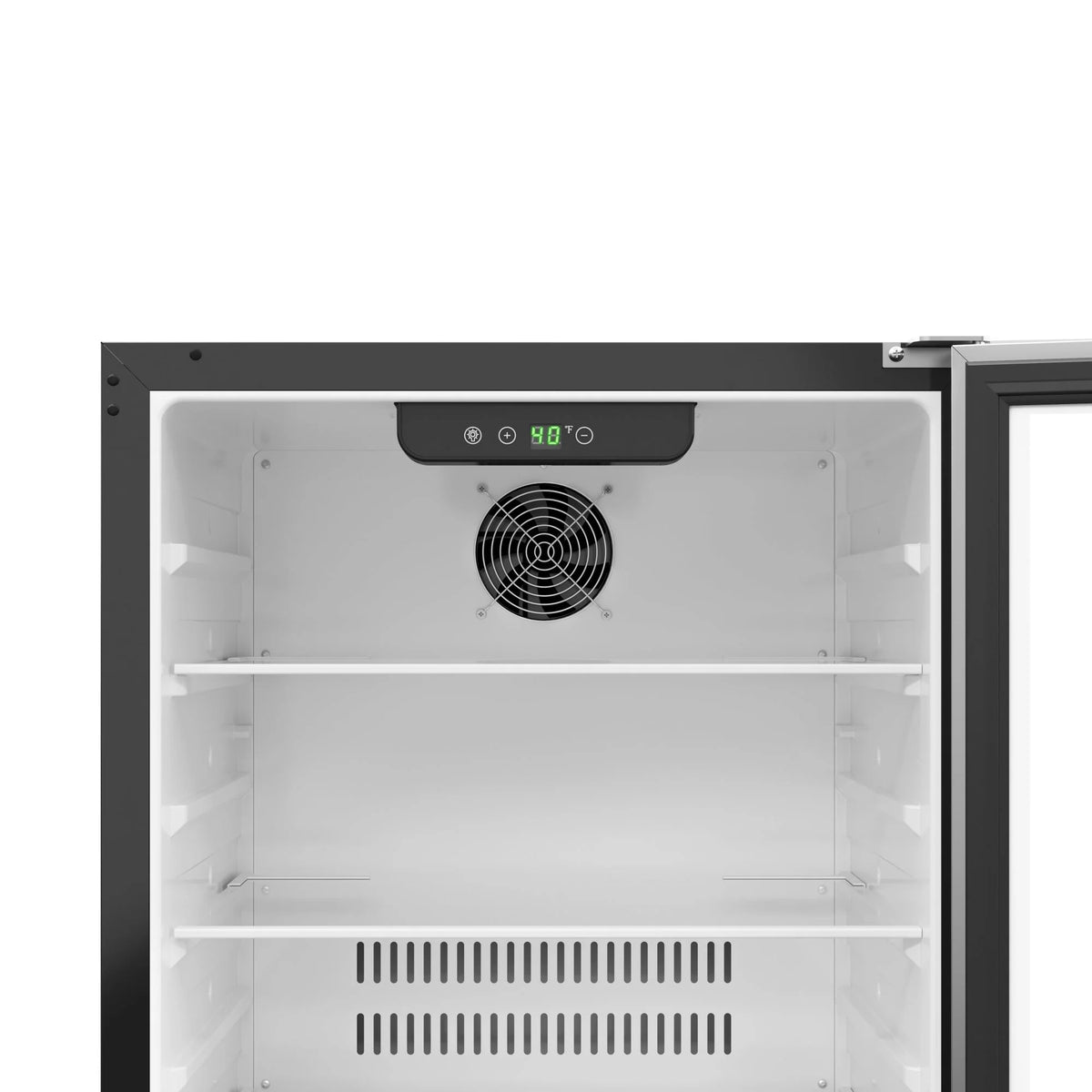 KoolMore 23.4 in. Stainless Steel, Solid-Door Built-In Refrigerator and Beverage Cooler, 5 Cu. ft.