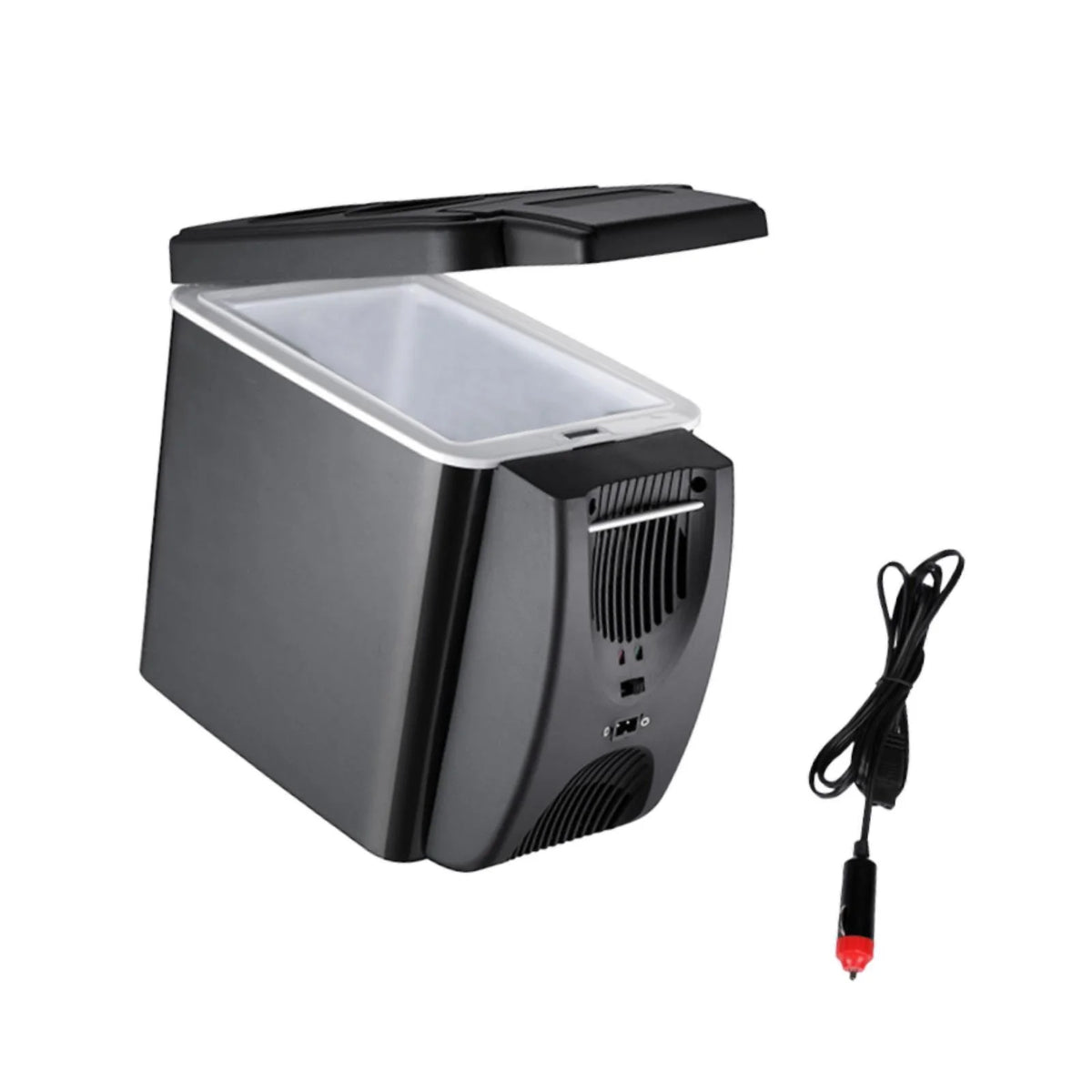 Esquirla Mini Fridge 6L Food Compact Office Can Small Car Refrigerator Freezer Single Hole